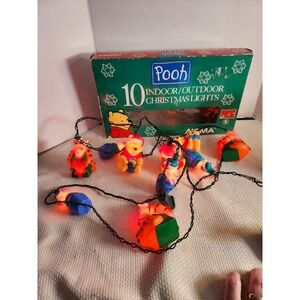 Vintage Noma Disney Winnie the Pooh Tigger Piglet Christmas Indoor/Outdoor Light